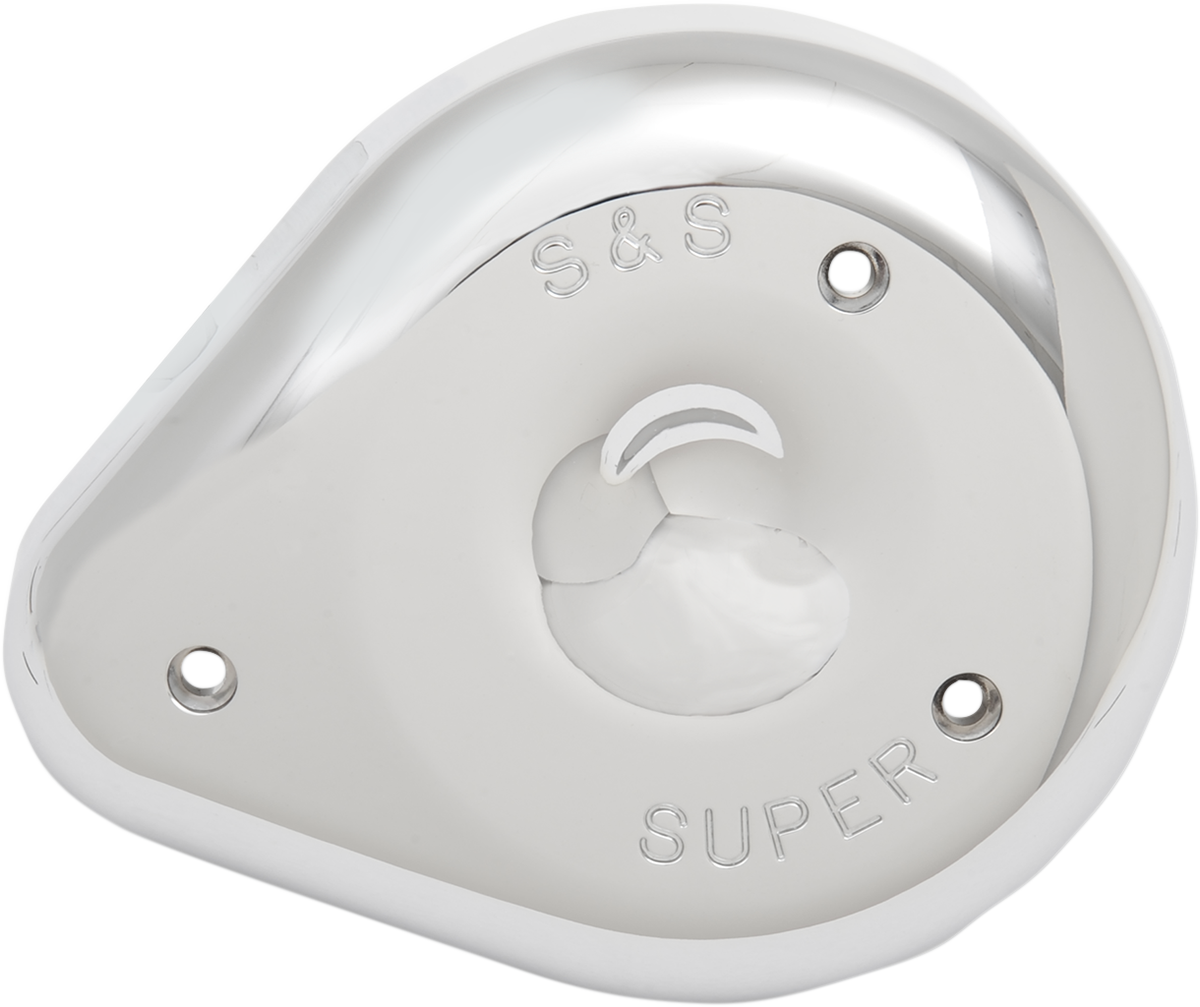 S&S CYCLE Teardrop Air Cleaner Cover - Chrome
