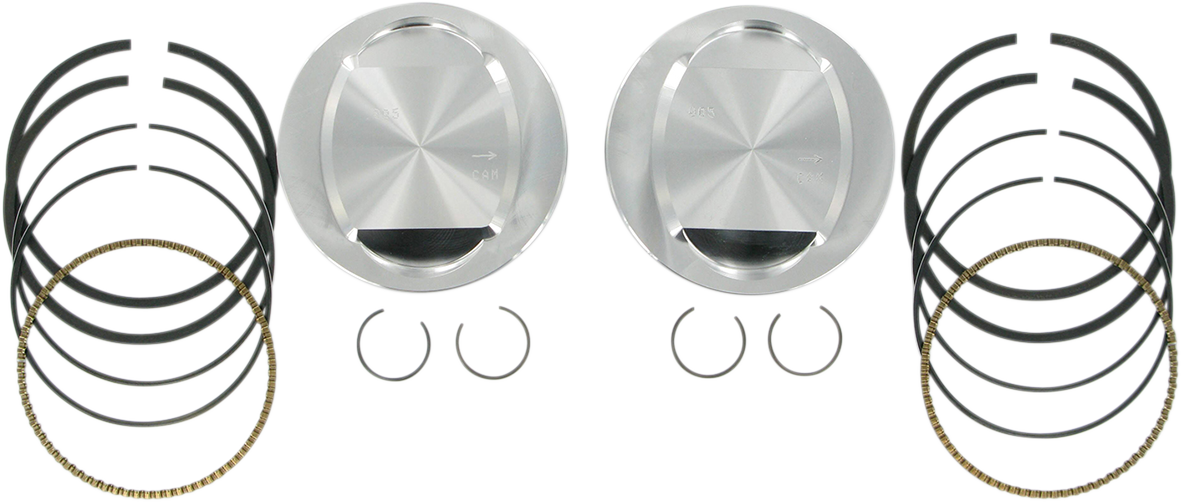 S&S CYCLE Piston Kit - for 95" Big Bore Kit - 3.875" - +.005