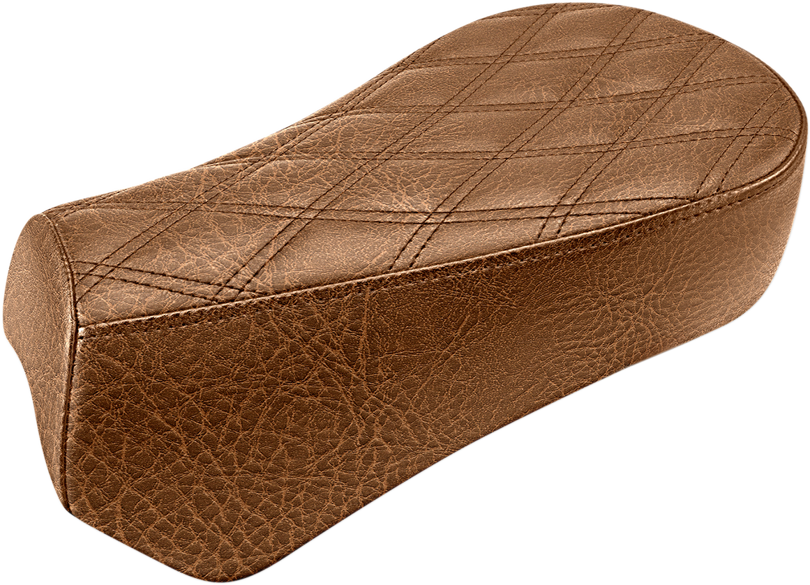 SADDLEMEN Renegade Pillion Pad - Lattice Stitched - Brown - Scout Bobber/Rogue '18-'24
