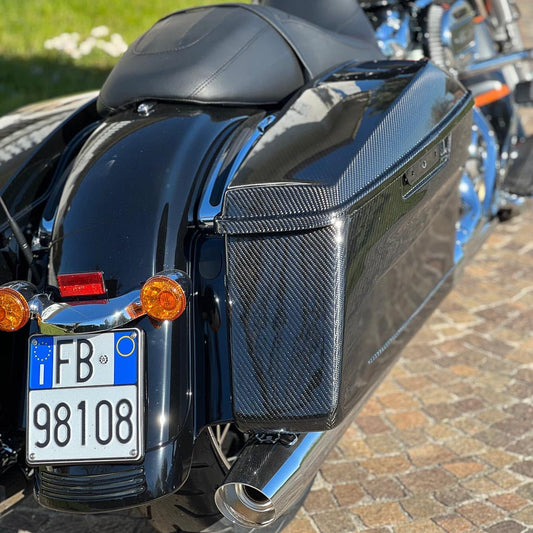 Carbon Visionary Next Generation Carbon Fiber Saddle Bags + Lids