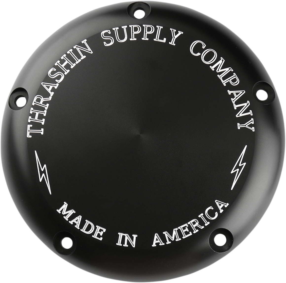 THRASHIN SUPPLY CO. Derby Cover - Black - Classic TSC-3010-4 THRASHIN SUPPLY CO. Derby Cover - Black - Classic TSC-3010-4