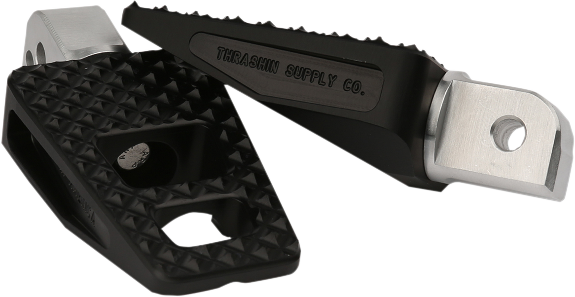 THRASHIN SUPPLY CO. Rear P-54 Footpegs - Black - 2018 SOFTAIL MODELS