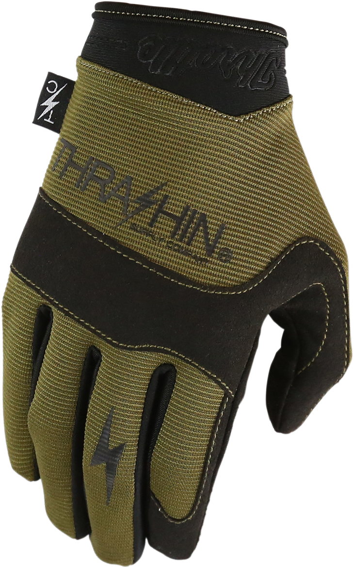 THRASHIN SUPPLY CO. Covert Gloves - Tactical Green - Large