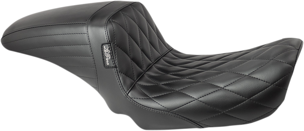 LE PERA Kickflip Seat - Diamond - Black - Dyna '04-'05