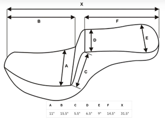 SADDLEMEN Tour Step-Up Seat - Full Lattice Stitch - Black - Touring '97-'07