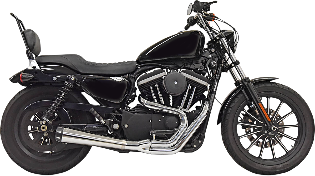 BASSANI XHAUST Road Rage Exhaust - Chrome - 2004-2020 SPORTSTER MODELS