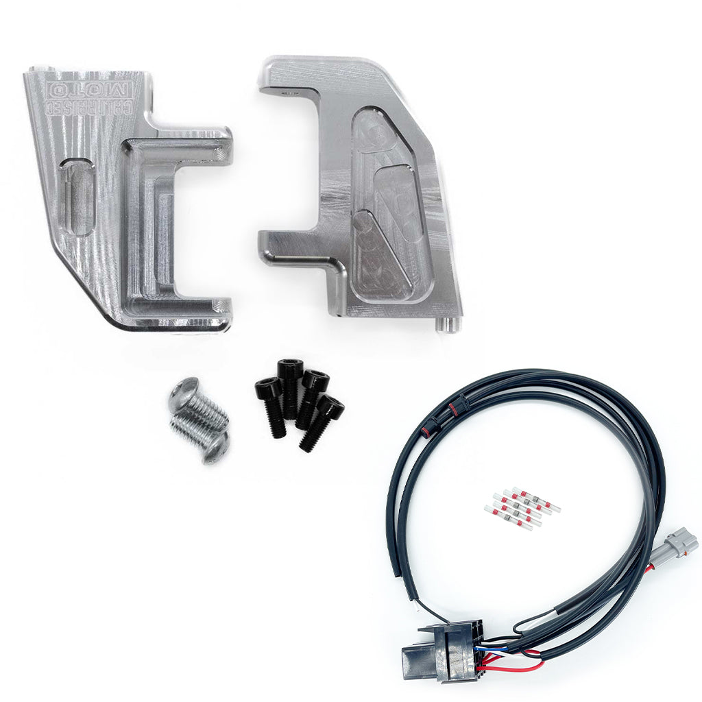 A10 Moto Low Rider ST Billet S1 Pod Front Turn Signal Kit 127063