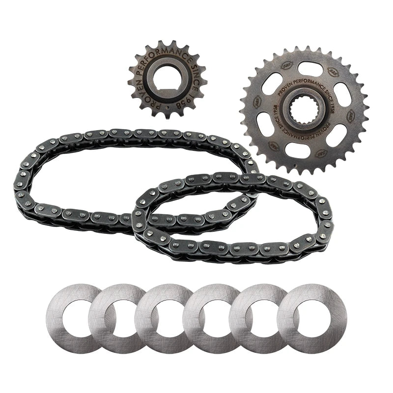 Camshaft Chain Drive Kit with Chain & Sprocket - Twin Cam 2007-2017 bt