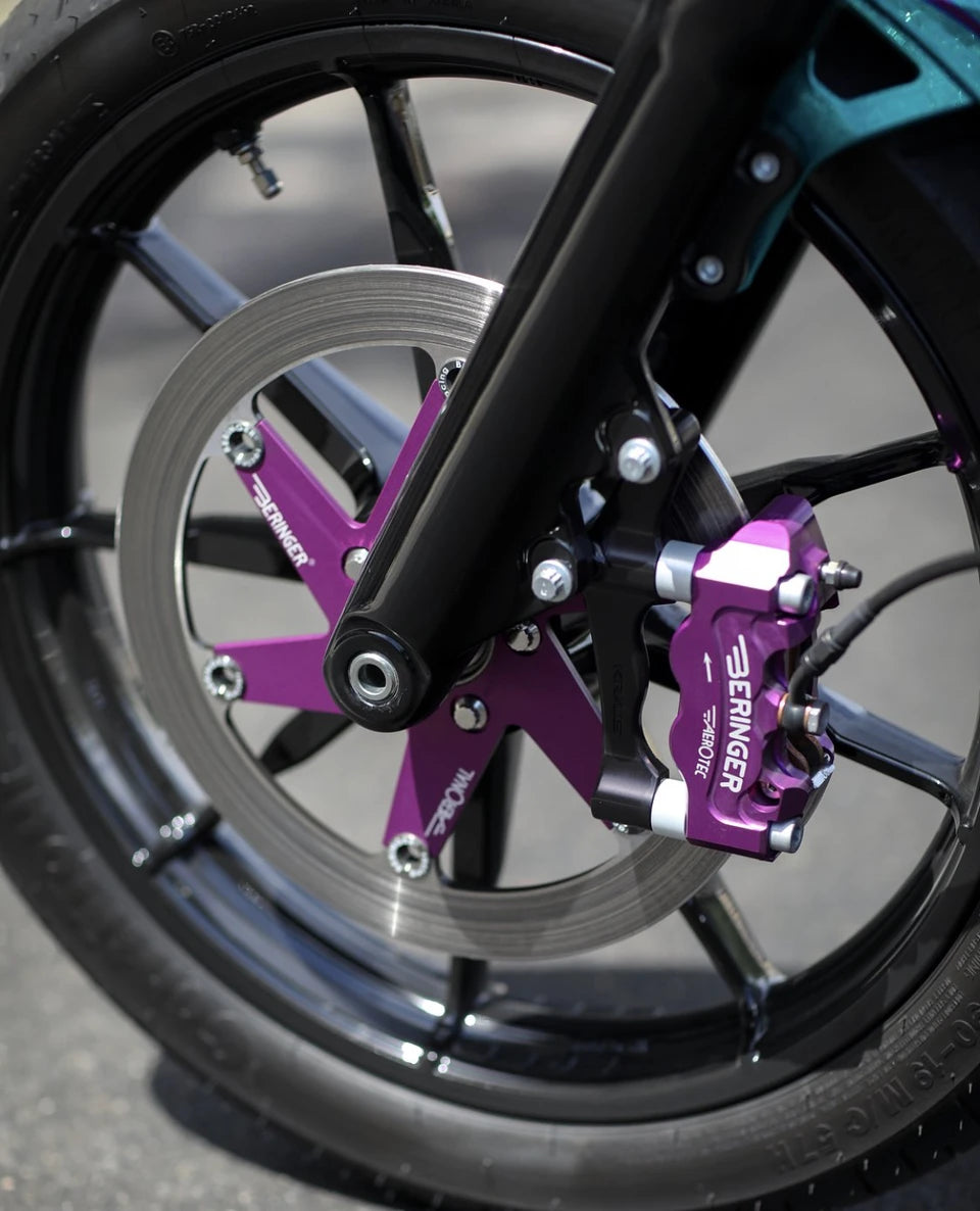 KRUAS MOTO Front Axial to Radial Caliper Mounts - 108mm