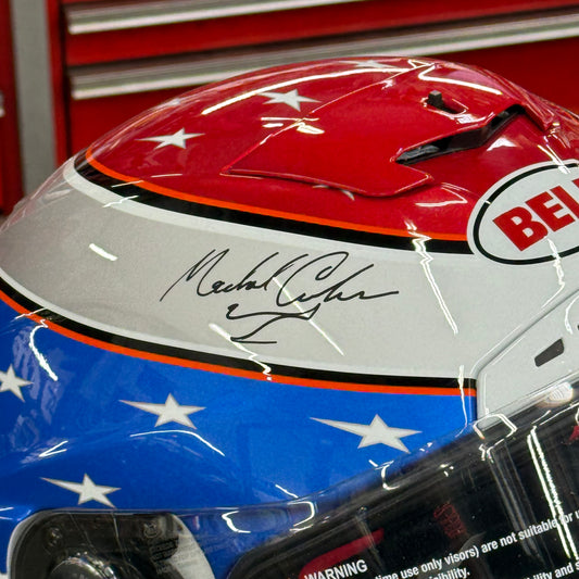 Limited Edition Autographed Bell Race Star Helmet