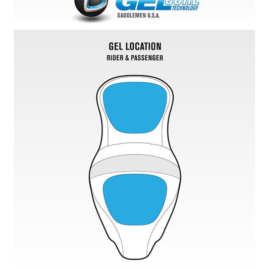 SADDLEMEN - Roadsofa™ Seat - without Backrest - Tri-Gripper - FLRT/FLTRT '15-'25