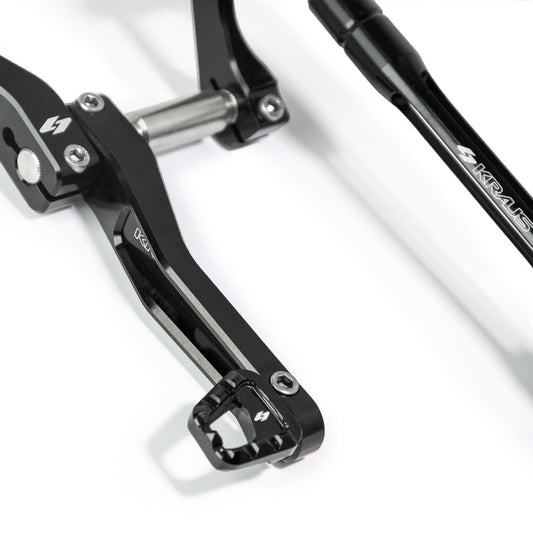KRAUS MOTO APEX SS3 Foot Controls - Black Anodized - Touring '17-'25