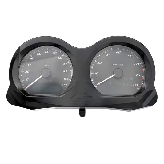 KRAUS MOTO LUX Gauge Bezel - Black Anodized - Road Glide '15-'23