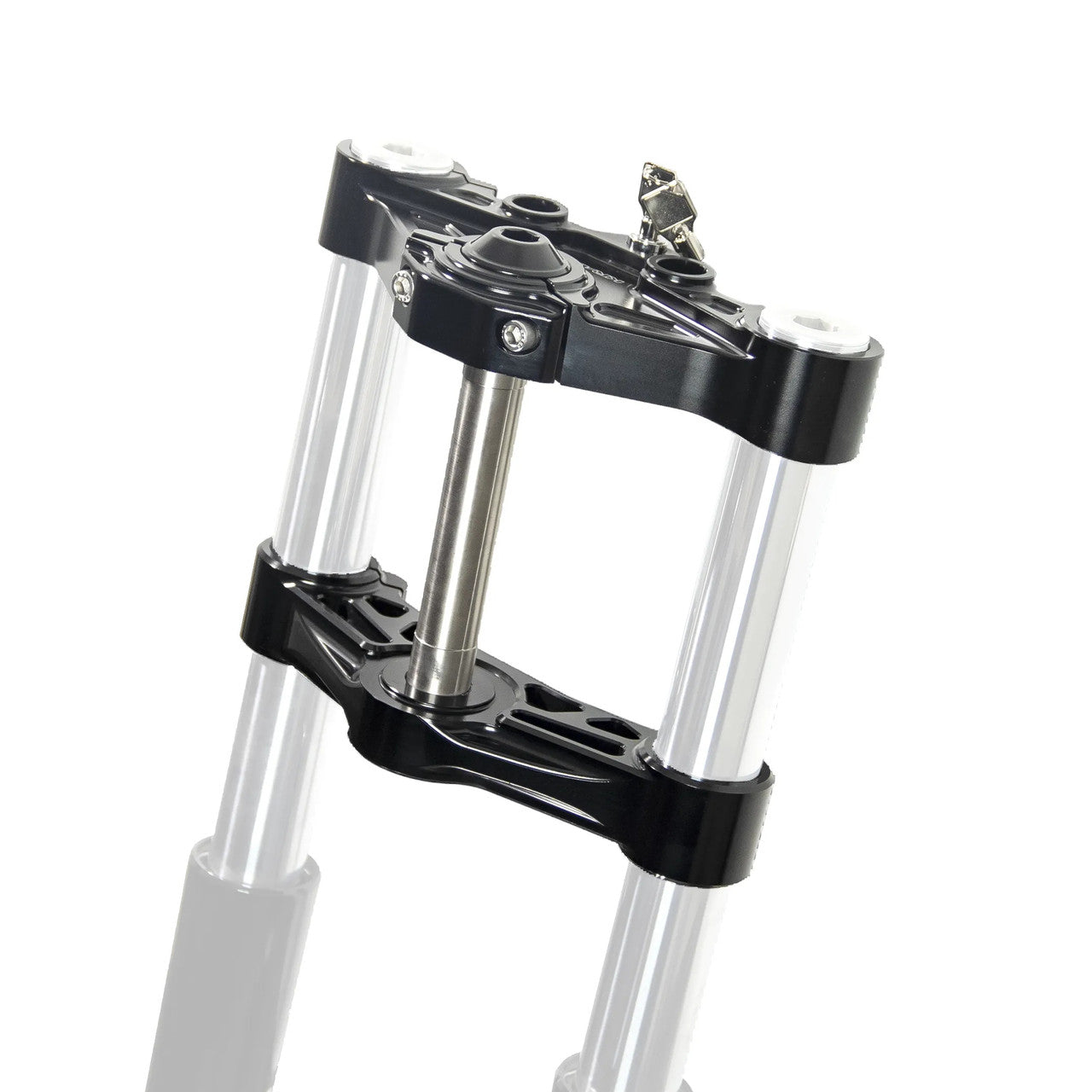 KRAUS MOTO Alpha Wolf Triple Trees - Black Anodized - Road Glide '15-'25