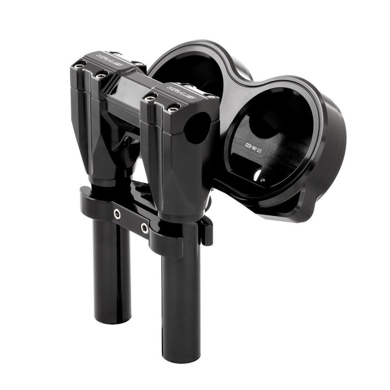 KRAUS MOTO Isolated T-bar Clamp - 1.25" - Black Anodized