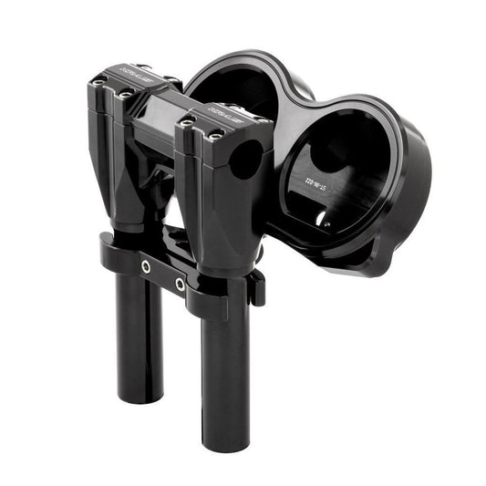 KRAUS MOTO Isolated T-bar Clamp - 1.5" - Black Anodized