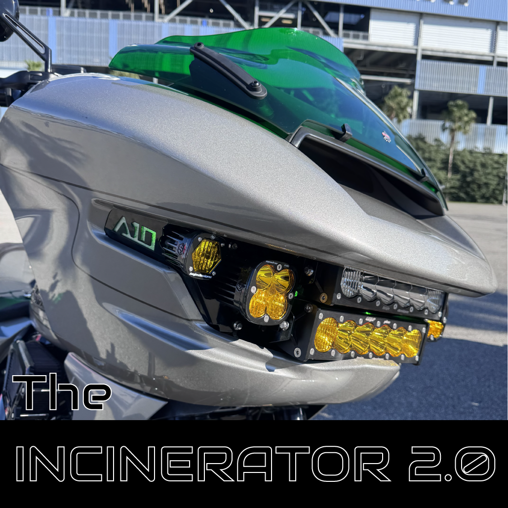 A10 Moto 2023.5+ Road Glide Incinerator 2.0 OnX6 Bar Lighting Kit