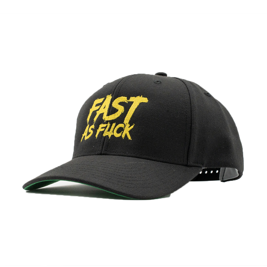 Mickey Cohen Motorsports Fast As Fuck Snap Back Hat Black Mickey Cohen Motorsports Fast As Fuck Snap Back Hat Black