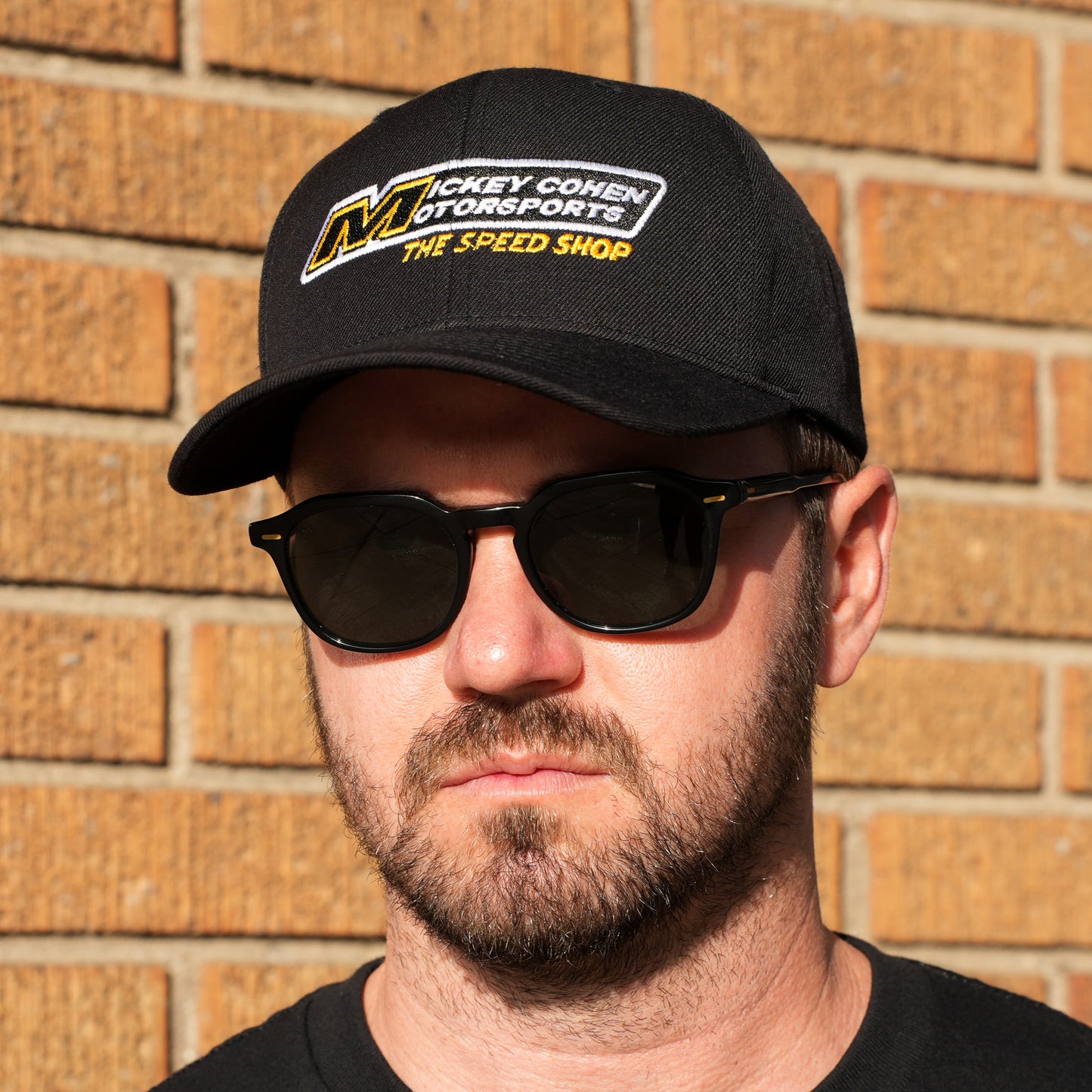 Mickey Cohen Motorsports Snap Back Hat Black Curved