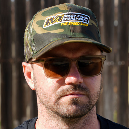 Mickey Cohen Motorsports Support Our Troops Snap Back Hat Camo