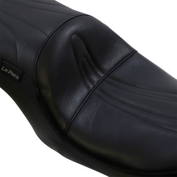 LE PERA Sorrento 2-Up Seat - Stitched - Black - Touring '02-'07