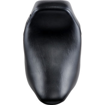 LE PERA Bare Bones Solo Seat - Smooth - Black - Touring '08-'23