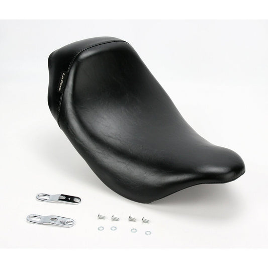 LE PERA Bare Bones Solo Seat - Smooth - Black - Touring '08-'23