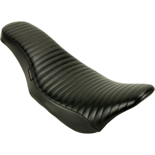 LE PERA Cobra Full-Length Seat - Pleated - Black - Touring '08-'23