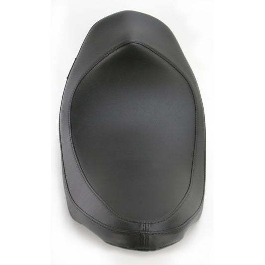 LE PERA Villain Solo Seat - Smooth - Black - Touring '08-'23