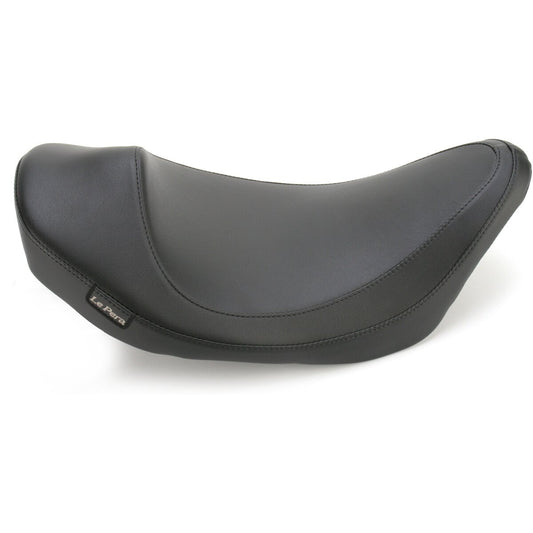 LE PERA Villain Solo Seat - Smooth - Black - Touring '08-'23
