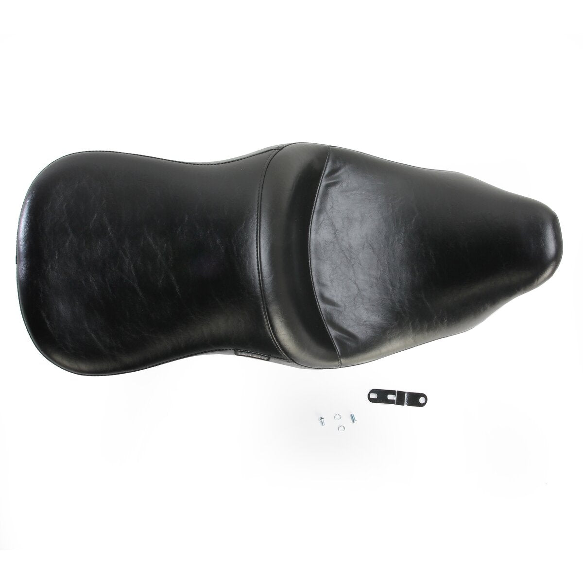 LE PERA Maverick Seat - Up-Front - Without Backrest - Smooth - Black - Touring '08-'23