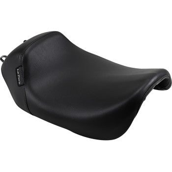 LE PERA Bare Bones Solo Seat - Smooth - Black - Touring '08-'23