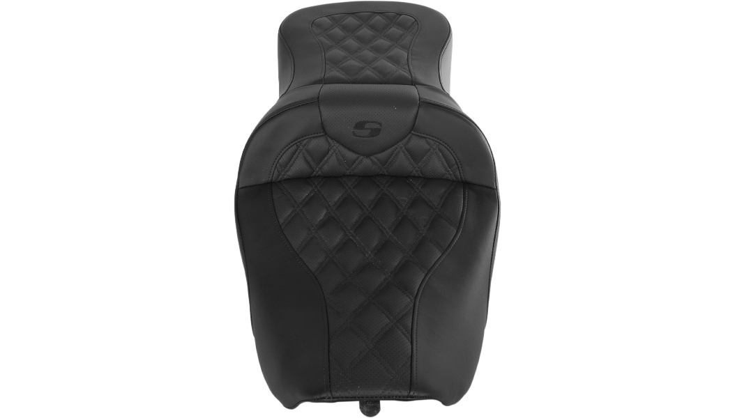 SADDLEMEN Roadsofa™ Seat - Full Lattice Stitch - without Backrest - Touring '97-'07