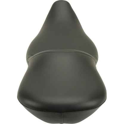 LE PERA Maverick Daddy Long Legs Seat - Black - Smooth - Touring '08-'23