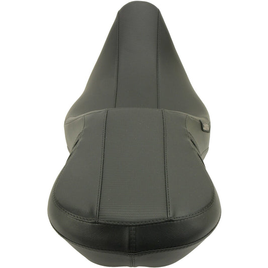 LE PERA Outcast GT-2 Seat - 2-Up - w/o Backrest - Black Carbon Fiber Inlay - Touring '08-'23