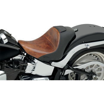 SADDLEMEN Renegade™ Lariat Leather Solo Seat - Softail '06-'17