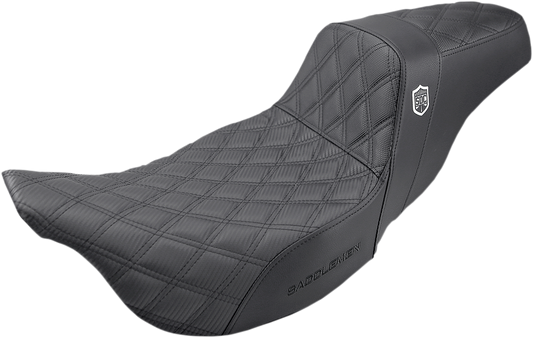 SADDLEMEN Pro Series SDC Performance Seat - w/o Backrest - Lattice Stitch - Touring '08 -'24