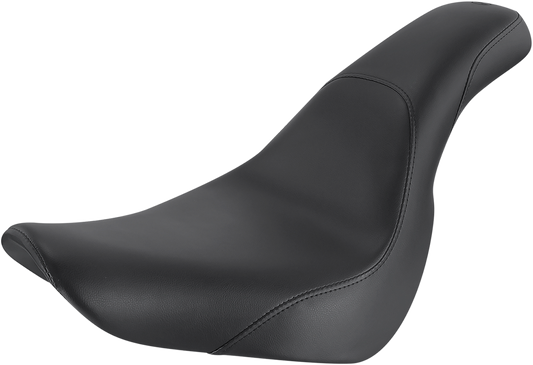 SADDLEMEN Seat - Profiler™ - Black - Smooth - Softail '18-'24