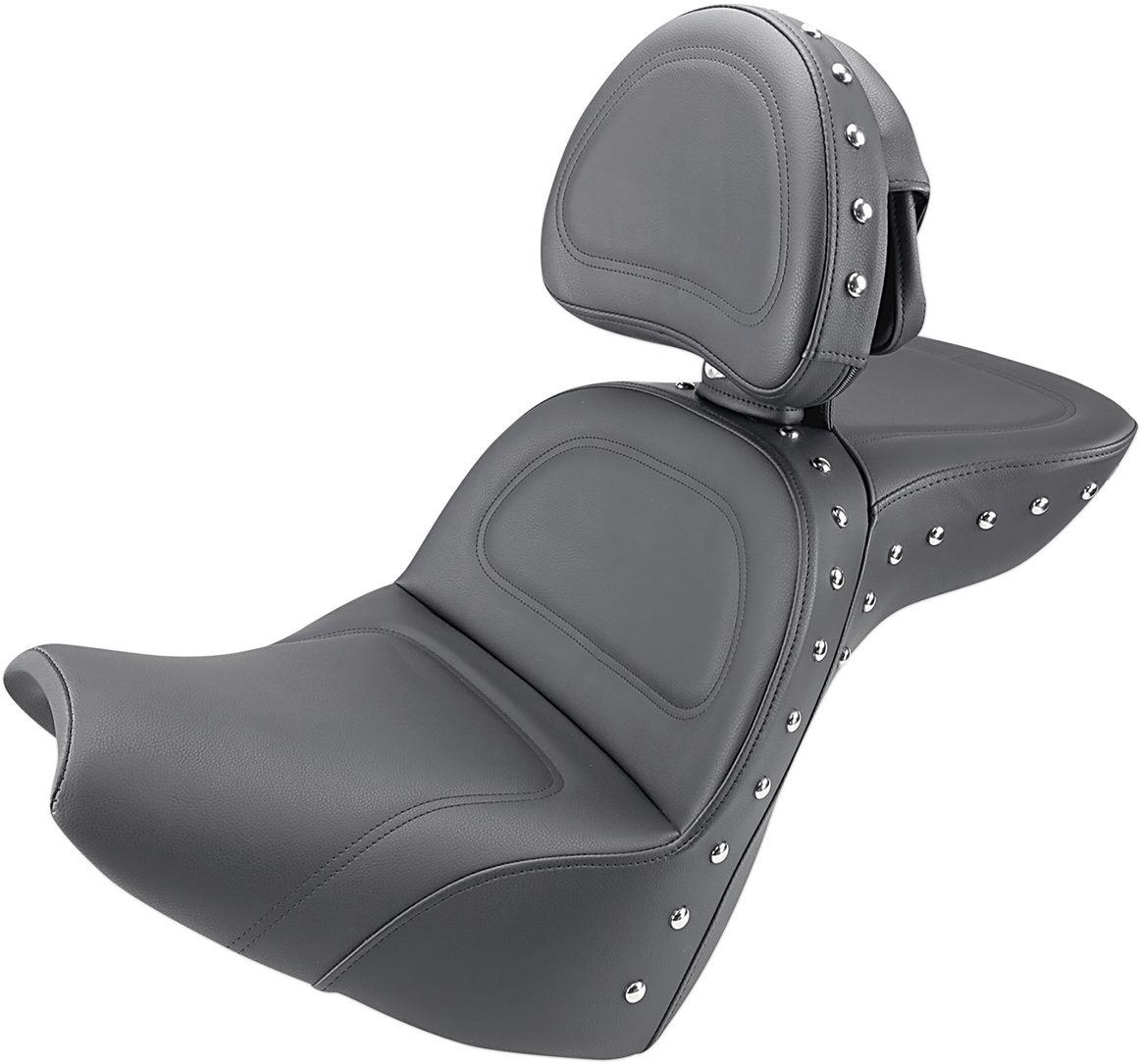 SADDLEMEN Explorer Special Seat - Includes Backrest - Softail '18-'20