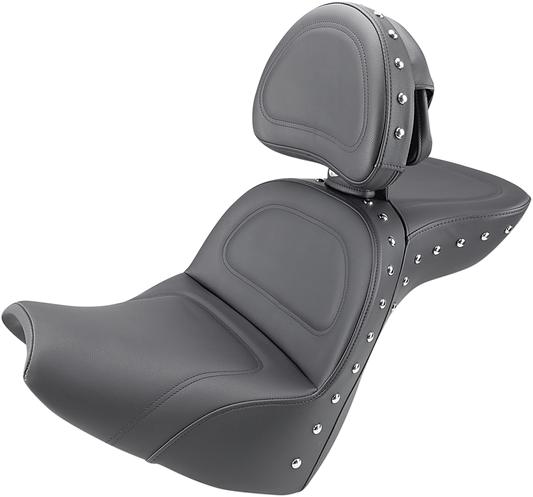 SADDLEMEN Explorer Special Seat - Includes Backrest - Softail '18-'20