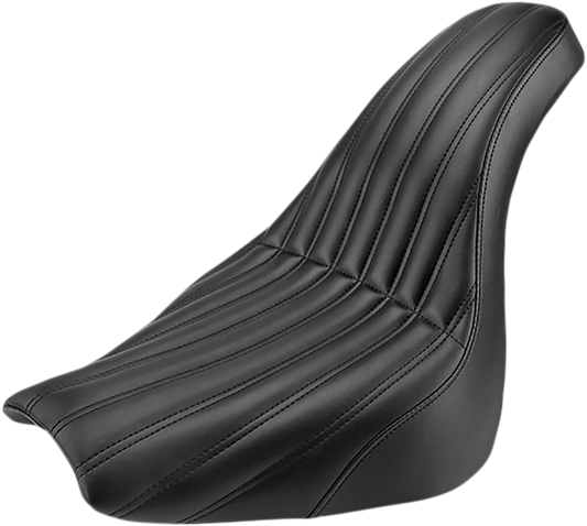 SADDLEMEN Knuckle Profiler™ Seat - Black - Softail '18-'20