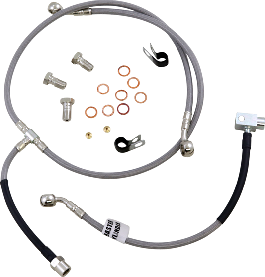 GBRAKES Brake Line Kit - Front - Stainless Steel - ZX1000 Ninja ZX-10R ABS '11-'15