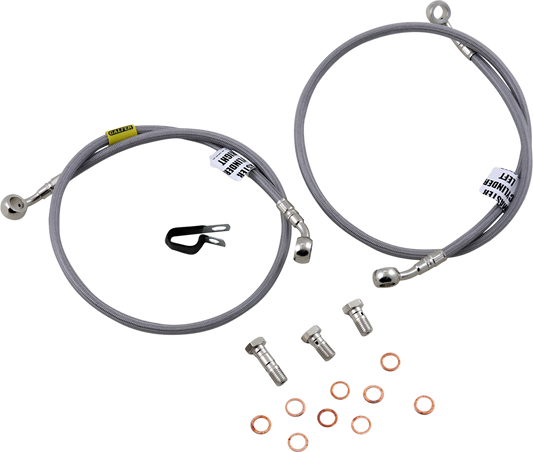 GBRAKES Brake Line Kit - Front - Stainless Steel - Ninja ZX-14R '06-'15