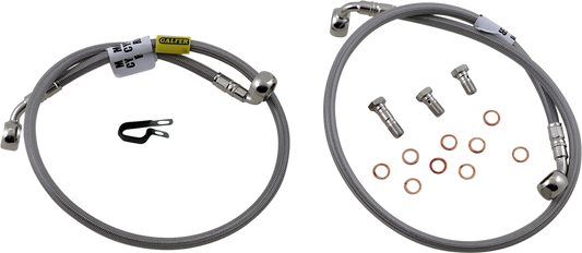 GBRAKES Brake Line Kit - Front - Stainless Steel - GSX-R1000 '12-'16