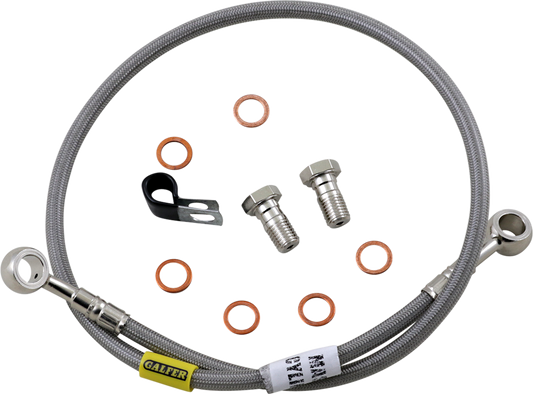 GBRAKES Brake Line Kit - Front - Stainless Steel - YZF-R3 '15-'23