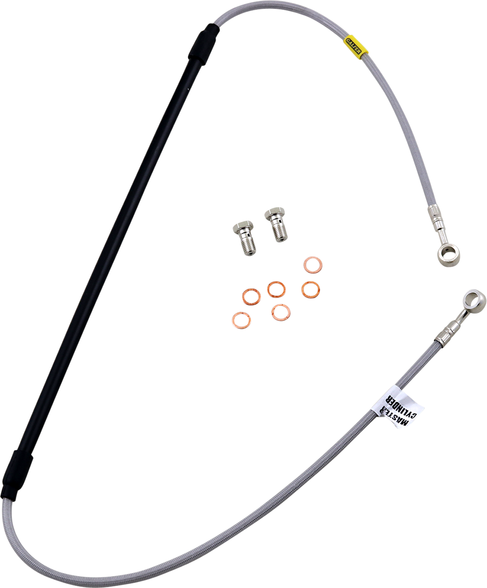 GBRAKES Complete Brake Line Kit - Front - Stainless Steel - CR85R / CRF150R '06-'23