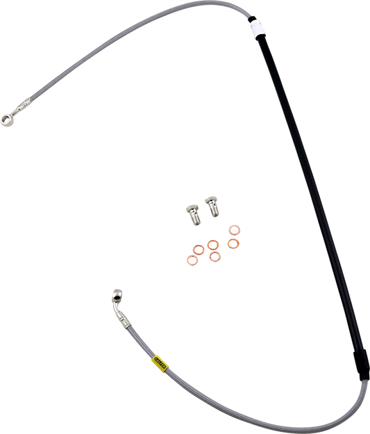 GBRAKES Complete Brake Line Kit - Front - Stainless Steel - KLX250SF '09-'10