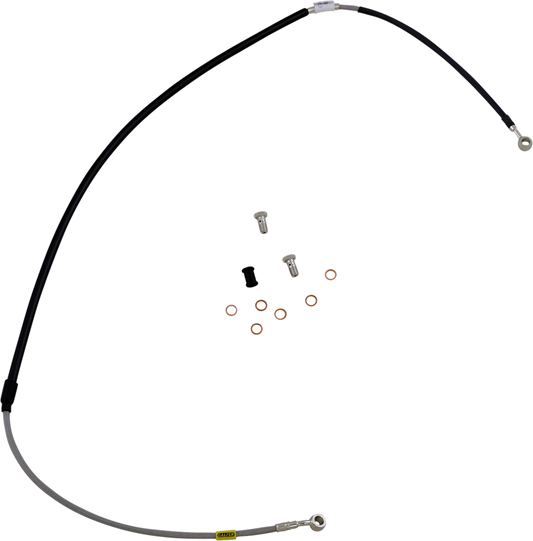 GBRAKES Complete Brake Line Kit - Front - Stainless Steel - YZ85 '02-'18