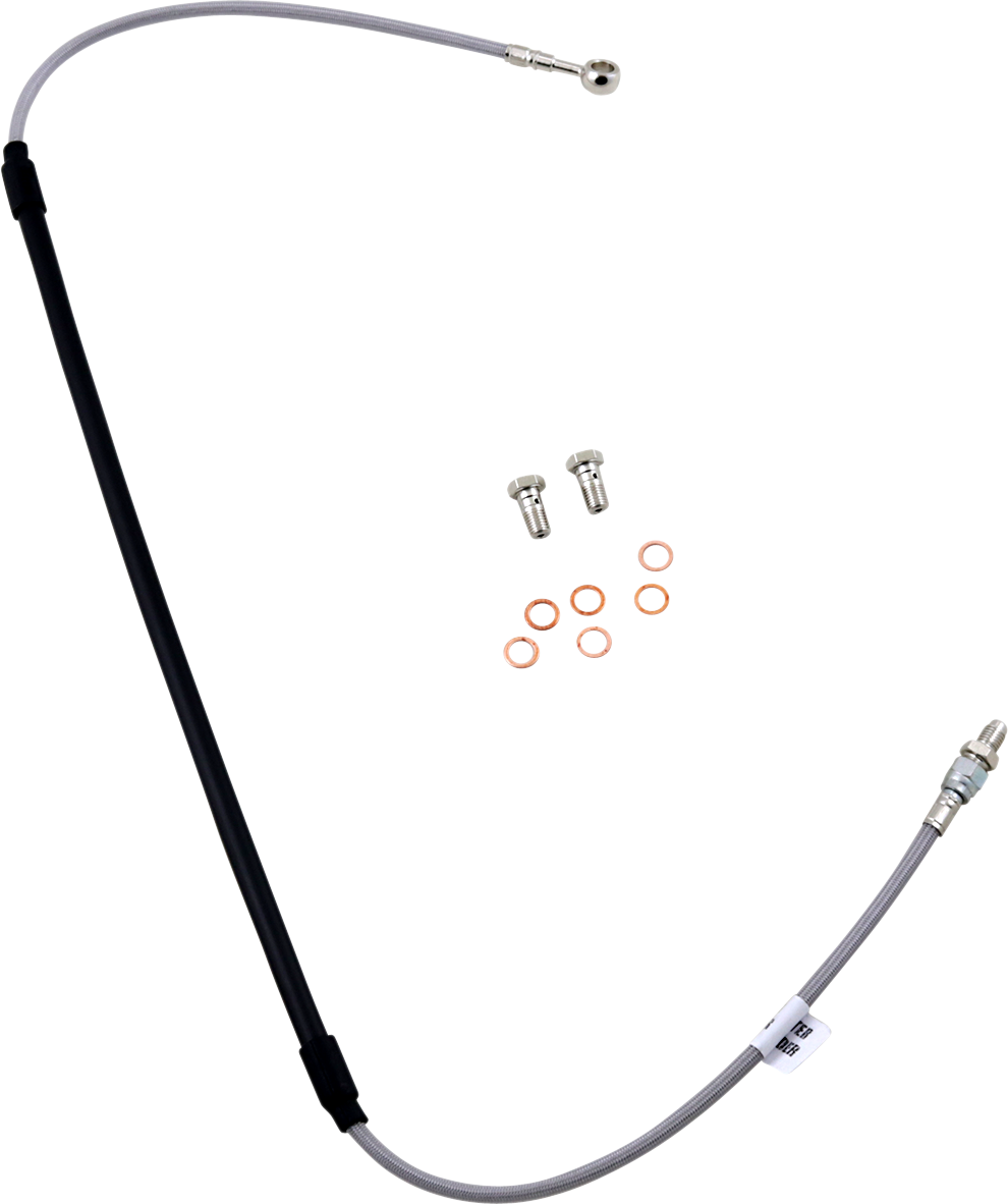 GBRAKES Complete Brake Line Kit - Front - Stainless Steel - TTR125 '02-'15