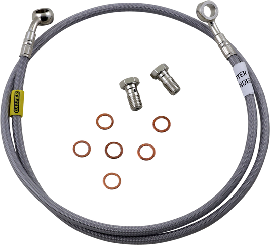 GBRAKES Complete Brake Line Kit - Front - Stainless Steel - TW200 '03-'23